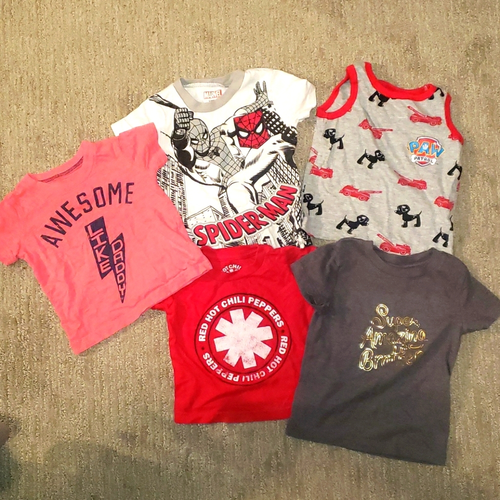 Bundle of baby 12 mnth shirts